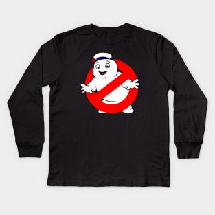 Ghostbusters Afterlife Mini Puft Logo Kids Long Sleeve T-Shirt